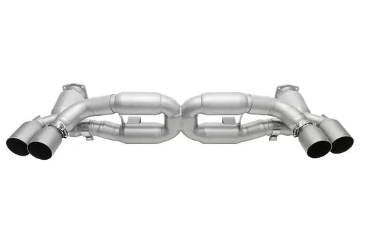 Soul Performance, Sport X-Pipe Exhaust System with Sport Catalytic Converters, Porsche 991 (991.1 - 991.2) Turbo & Turbo S, (2014-2020)