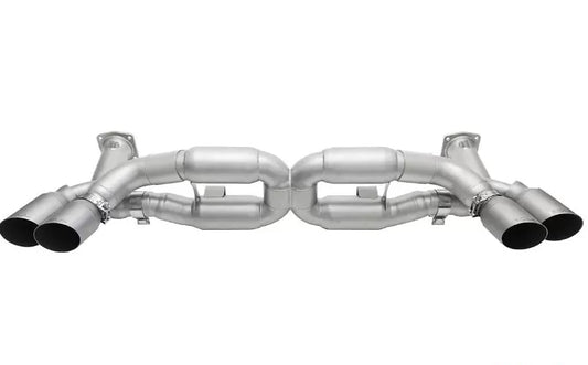 Soul Performance - Competition X-Pipe Exhaust System with Race Pipes, Porsche 991 (991.1 - 991.2) Turbo / Turbo S 2014-2020